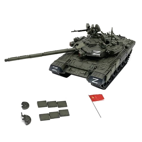 13cm Plastic 1/72 Scale Russian Special Military Operations T-90A Main Battle Tank Finished Model Toy Gift TAPDRA Accessory Part