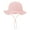 Light Pink, variant on Baby Bucket Hat Sun Protection Infant Wide Brim Fisherman Floppy Hat Floral with Chin Strap
