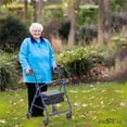 thumbnail image 7 of ProHeal Premium Foldable Lightweight Aluminum Rollator Walker with Seat – Rollator with Adjustable Height, Padded Seat, and 6 Inch Wheels, 7 of 7