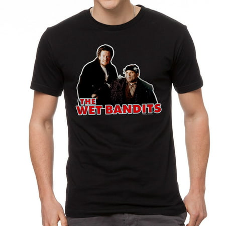 Home Alone The Wet Bandits Men's Black T-shirt NEW Sizes