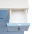 thumbnail image 6 of Plastic Storage Cabinet 6 Drawers Organizer with Wheels Lock Dresser Clothes Closet for Home Office Bedroom, 6 of 9