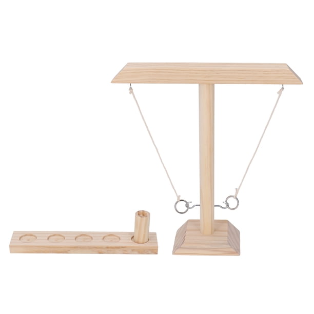 Hermoso juego interactivo de lanzamiento de madera para escritorio para adultos y niños.