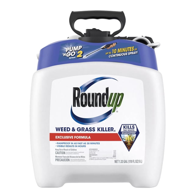 Herbicida y herbívora Roundup con pulverizador Pump 'N Go 2 de 5 litros