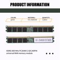 thumbnail image 3 of DDR2 800mhz PC2 6400 2 GB 240 pin for desktop RAM memory, 3 of 7