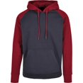 thumbnail image 1 of Build Your Brand - Sudadera Basic Raglan para Hombre (Marino, Burdeos), 1 of 3