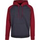 thumbnail image 1 of Build Your Brand - Sudadera Basic Raglan para Hombre (Marino, Burdeos), 1 of 3