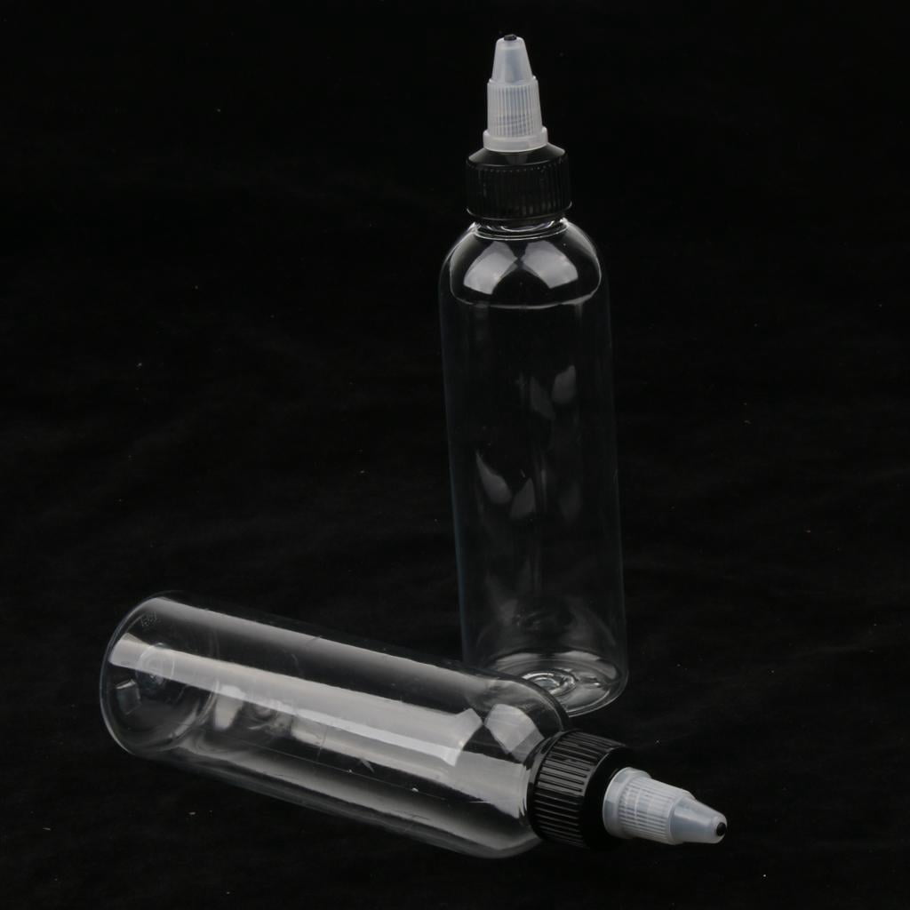 EHJRE 30 Pieces 4oz Plastic Bottles with Twist Top , Travel Squeeze Bottles, Easy to Drip and Inject Liquid, Lightweight and Easy to Carry and Use