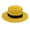 1-Yellow3317, variant on XIAOCHA Womens Ribbon‑Band Boater Hat Breathable Sun Hat Beach Dress Hat,Hot Pink