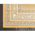 thumbnail image 6 of Unique Loom Williamsburg Collection Area Rug - Allover (9' x 12' Rectangle Yellow/Gray), 6 of 7