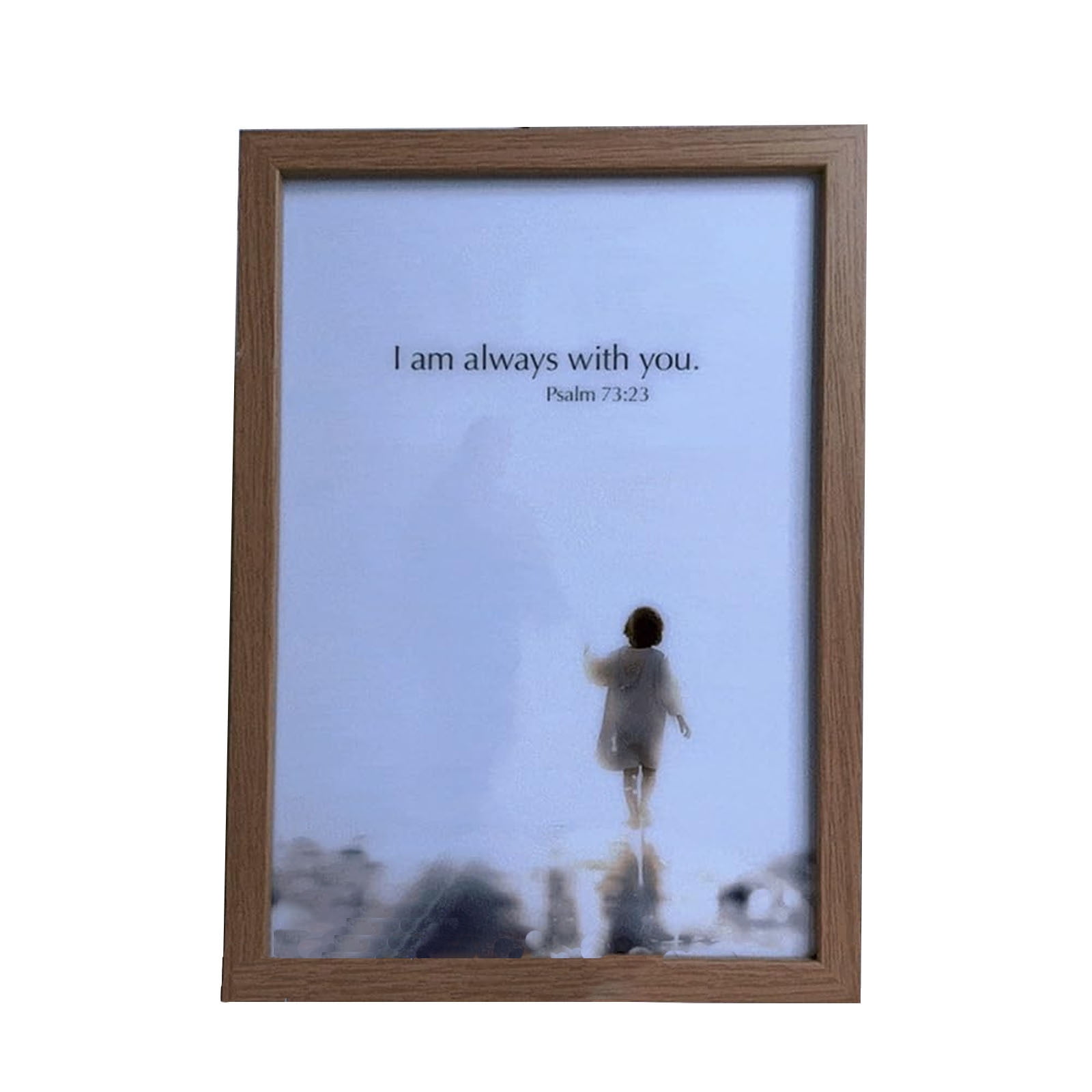WXLCISI 4D LED Religious Night Light - Illuminated Painting with Inspirational Message for Bedroom Decor