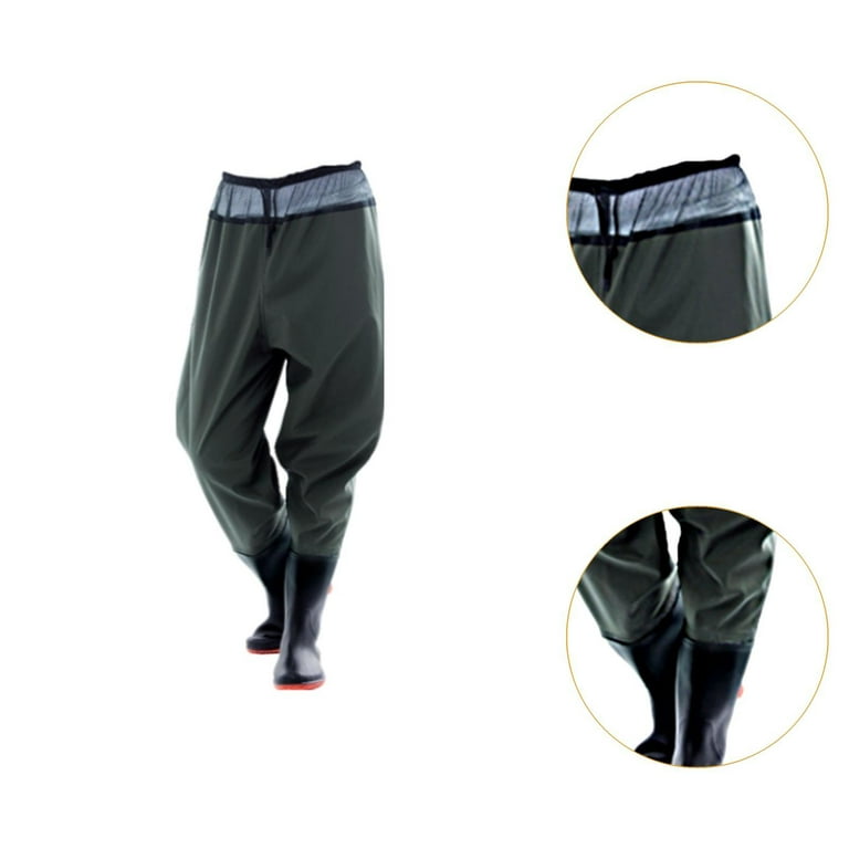 simhoa Fishing Waders Lightweight Watertight Non Slip PVC Waist