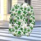 thumbnail image 4 of Ceisia Men's Loose Fit Waffle Knit Sweatshirt - St. Patrick's Day Green Beer Festive Print Green L Gifts, 4 of 5