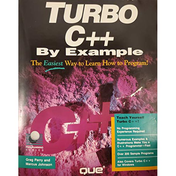 Pre-Owned Turbo C++ by Example, 9780880228121, 0880228121, Paperback,