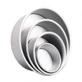 thumbnail image 1 of 4/6/8/10 Inch Baking Mold Non-stick Aluminium Alloy Round Live Bottom Cake Mould Baking Tray, 1 of 8