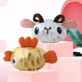 thumbnail image 2 of Farfi Bath Hair Hat Cartoon Design Waterproof Double Layer Elastic Band Hair Protection Nerdy Koala Cute Kids Bathing Hat Home Supply (Type D), 2 of 13