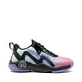 thumbnail image 3 of Dream Pairs Kids Boys Girls Basketball Shoes Low-top Sports Shoes Kids Fashion Sneakers SDBS221K PINK/PURPLE/BLUE Size 5, 3 of 6