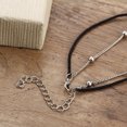 thumbnail image 4 of Ankle Bracelet Adjustable Double Layers Ankle Chain Foot Chain for Women, 4 of 7