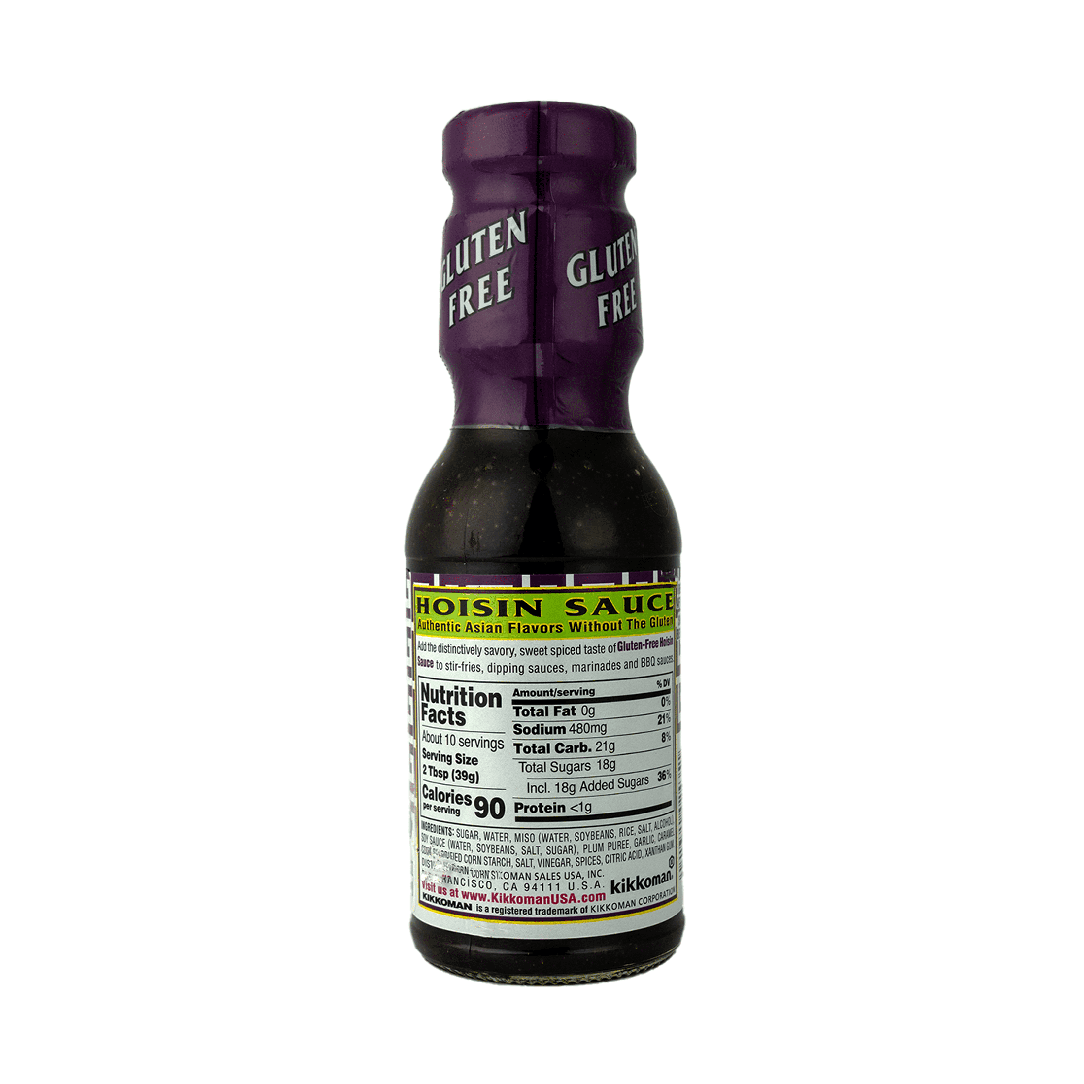 Kikkoman Gluten‑Free Hoisin Sauce, 13.2 oz Glass Bottle