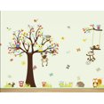 thumbnail image 1 of Vinil Decorativo Infantil Sala Cuarto Árbol Con Changos Dara Baby Syene VinDe123, 1 of 3