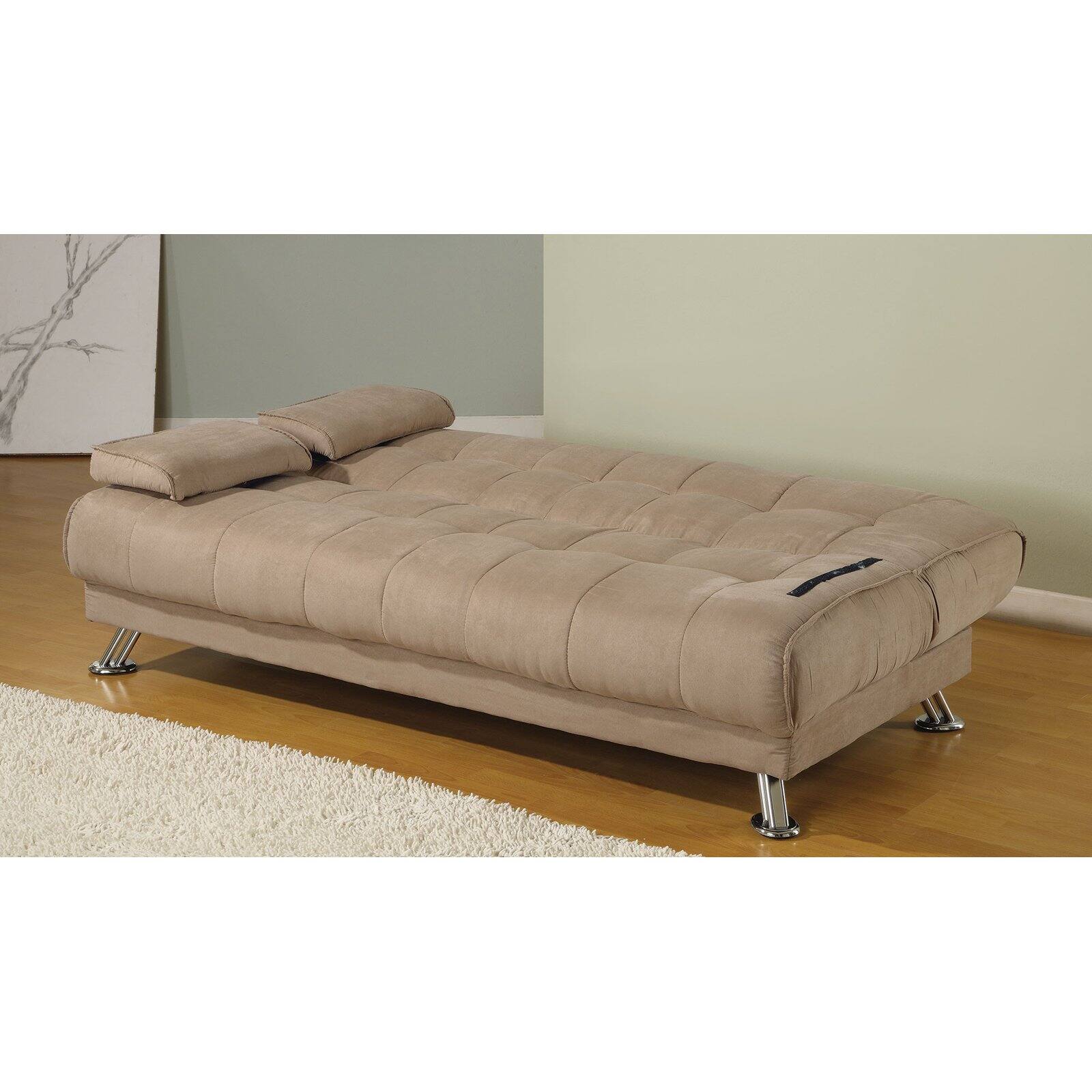 Braxton Leatherette Sofa Bed, Brown - image 4 of 4
