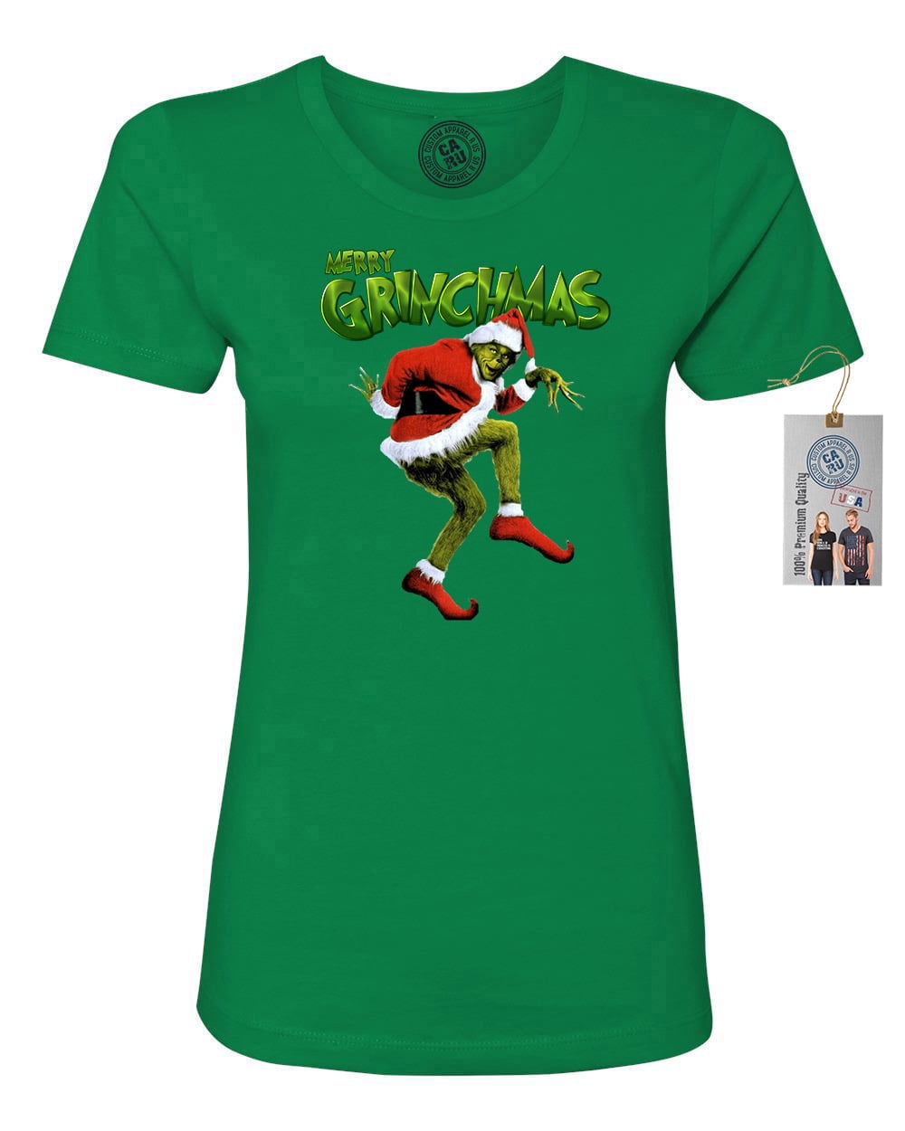 Custom Apparel R Us Merry Grinchmas Grinch Christmas Womens Short