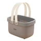 thumbnail image 2 of Organizador de almacenamiento, bolsa de suministros de limpieza, cesta de ducha multiusos, bolsa de aseo gris y blanco, 2 of 9