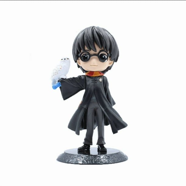 MINIS HARRY POTTER MUNDO MÁGICO - Figura articulada de Harry Potter de 15 cm con varita mágica y traje de mago - Idea de regalo coleccionable