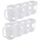 thumbnail image 2 of FELTECHELECTR Organizador de latas de refresco de 4 secciones, 2 unidades, tipo tirador manual, para refrigerador, caja de almacenamiento de plástico (transparente), 2 of 6