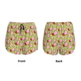 thumbnail image 3 of Logiee Lips blowing bubble gum Print Women 2 in 1 Running Shorts,High Waisted Athletic Shorts,Gym Workout Shorts with Liner Pockets-Small, 3 of 7