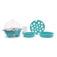 thumbnail image 3 of Elite Cuisine EGC-007T Maxi-Matic Egg Poacher & Egg Cooker with 7 Egg Capacity, Teal, 3 of 7