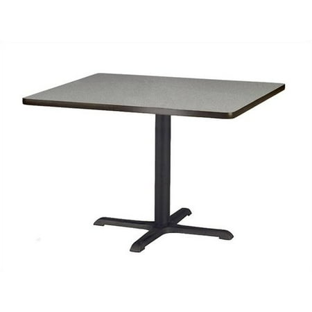 Virco Lunada Cross-Shaped Cast Iron Table Base (22'' x 30'' x 29'')