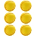 thumbnail image 1 of Pelota elástica de béisbol de espuma para práctica de softbol, ​​béisbol suave para principiantes o expertos para entrenamiento de béisbol, 6 uds., 1 of 5