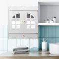 thumbnail image 3 of OUNONA Bathroom Wall Storage Cabinet with Multi-layered Design Plastic 1Pack, 3 of 8