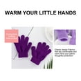 thumbnail image 4 of KeirineCC Kids Gloves Winter Toddler Gloves, Kid's Winter Magic Gloves, Full Fingers Knit Gloves Children Stretchy Warm Gloves for Boys Girls - Light Purple, 4 of 8