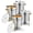 4 PCS, variant on 7QT Soup Chafer Sets of 4, Stainless Steel Round Soup Warmer with Pot Lid & Fuel Holder, Commercial Soup Pot Chafing Dish for Catering, Parties, Banquets, Events