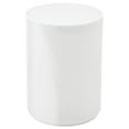 thumbnail image 1 of mDesign Round Swing Trash Can Waste, Garbage Container Bin - for Bathroom, Powder Room, Bedroom, Kitchen, Craft, 1 of 5