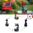 thumbnail image 5 of 12 Inch Solar Red Cardinal & Blue Robin Garden Statue with LED Faucet and Flowers, Outdoor Decor Resin Bird Statue with Bird Feeders for Garden Yard Patio Lawn, Christmas Spring Gifts, 5 of 10