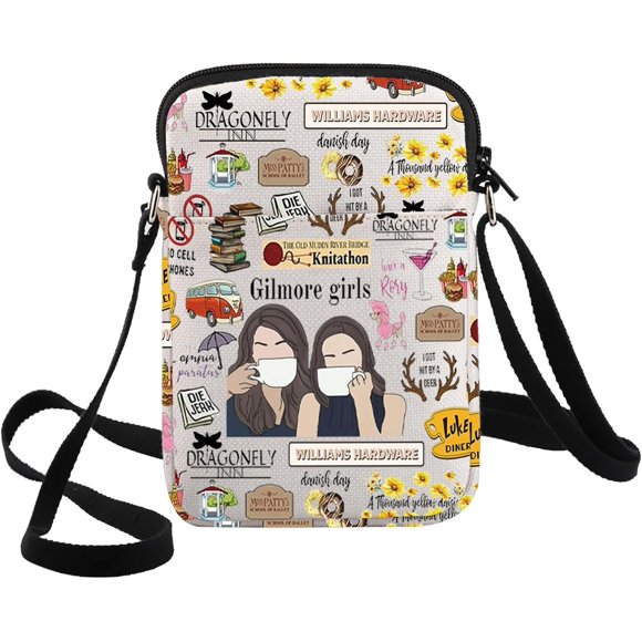 UTAH-Stars Hollow Gilmore Crossbody Bag Lorelai & Rory Fans Gift Luke's Dinner Shoulder Bag Gilmore Luke's Diner Merchandise