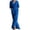 D707/Blue, variant on Dresses For Women And Extra Long Dress V Neck Long Sleeve Ruffled Tie Waist Asymmetric Split Elegant Dress Beach Vacation Clothes Classic