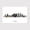 Bergen Skyline, variant on Berlin Skyline Outline Map Canvas Print – Elegant Minimalist Wall Art – 8x12 inch