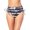 Black, variant on California Waves Womens Tie-Dye High Waist Swim Bottom Separates B/W M