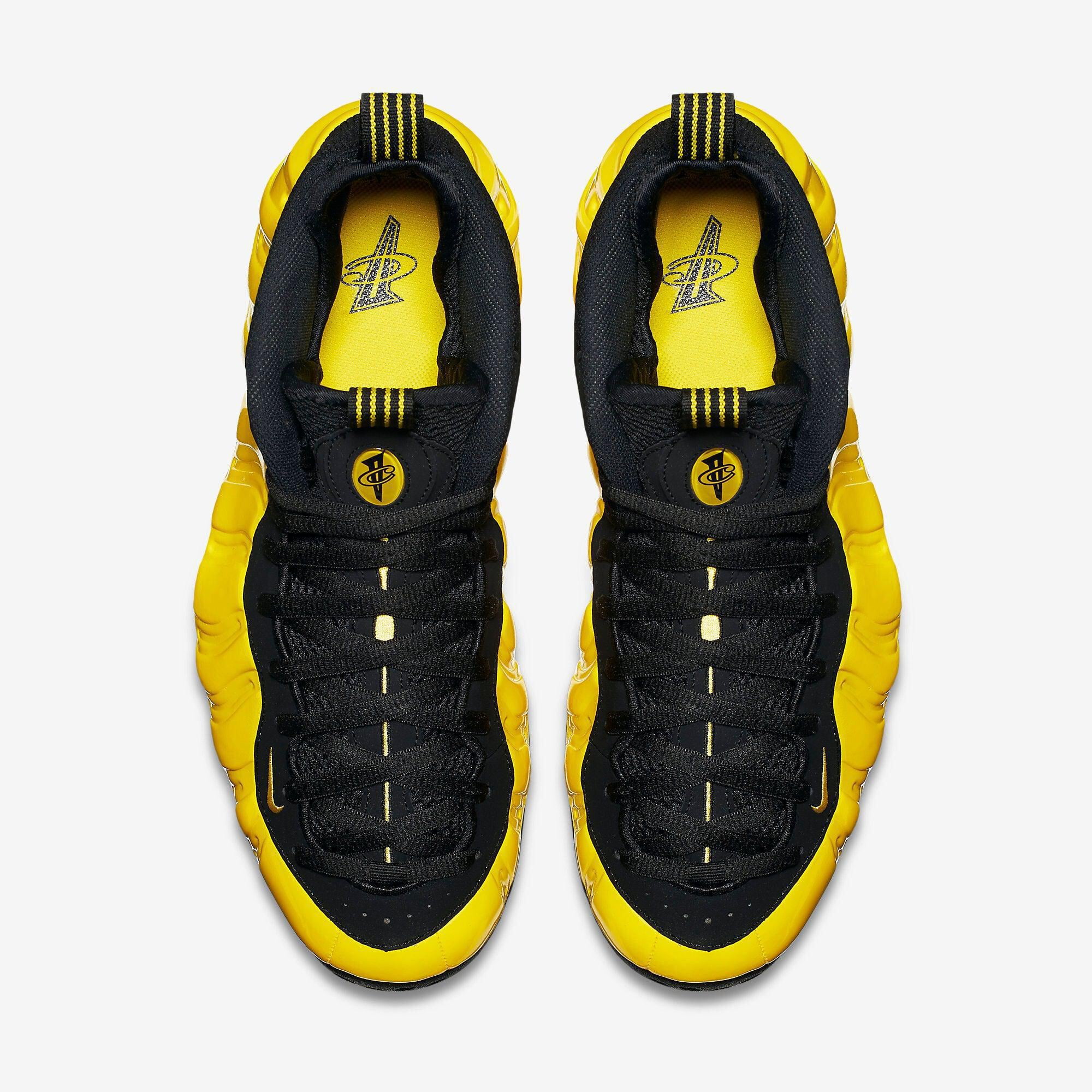 Black yellow best sale foamposite