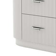 thumbnail image 4 of Alda Nightstand w 2 Drawers- Black Stone Top, 4 of 6