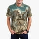 thumbnail image 1 of Balery Roman Chariot Horse Race Camisa Polo de Hombre con Estampado, de Manga Corta y Tejido Medio, Camisa Tipo Golf Polo-Large, 1 of 6