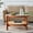 Walnut, variant on Modern Simple Circular Double-Layer Solid Wood Tea Table - Rattan Woven Chinese Side Table For Small Living Room