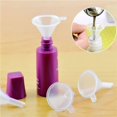 thumbnail image 2 of Small Clear Plastic Funnels For Cosmetic Liquids Perfume Oil Filling Empty Containers, 2 of 5
