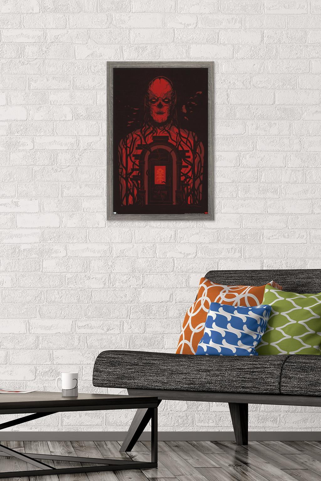 Netflix Stranger Things: Season 4 - Vecna Door Wall Poster, 14.725" x 22.375" Framed