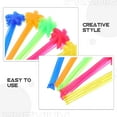 thumbnail image 2 of 50 Pcs Coconut Tree Stir Sticks Plastic Swizzle Sticks Coffee Beverage Drink Stirrers (Mixed), 2 of 8