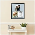 thumbnail image 2 of ArtToFrames Collage Photo Picture Frame with 3 - 8x10 Openings, Framed in Black with Baby Blue and Black Mats (CDM-3926-82), 2 of 8