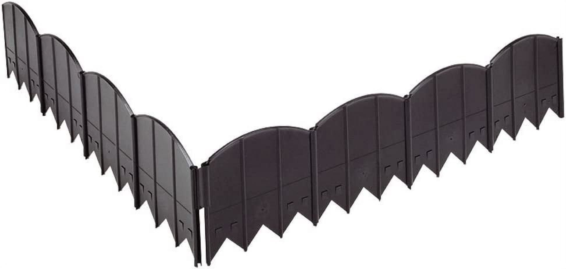 60' Choppers Heavy-Duty Black Hammer-In Garden Border Edging